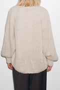 Fora Knit Kofta - Sand