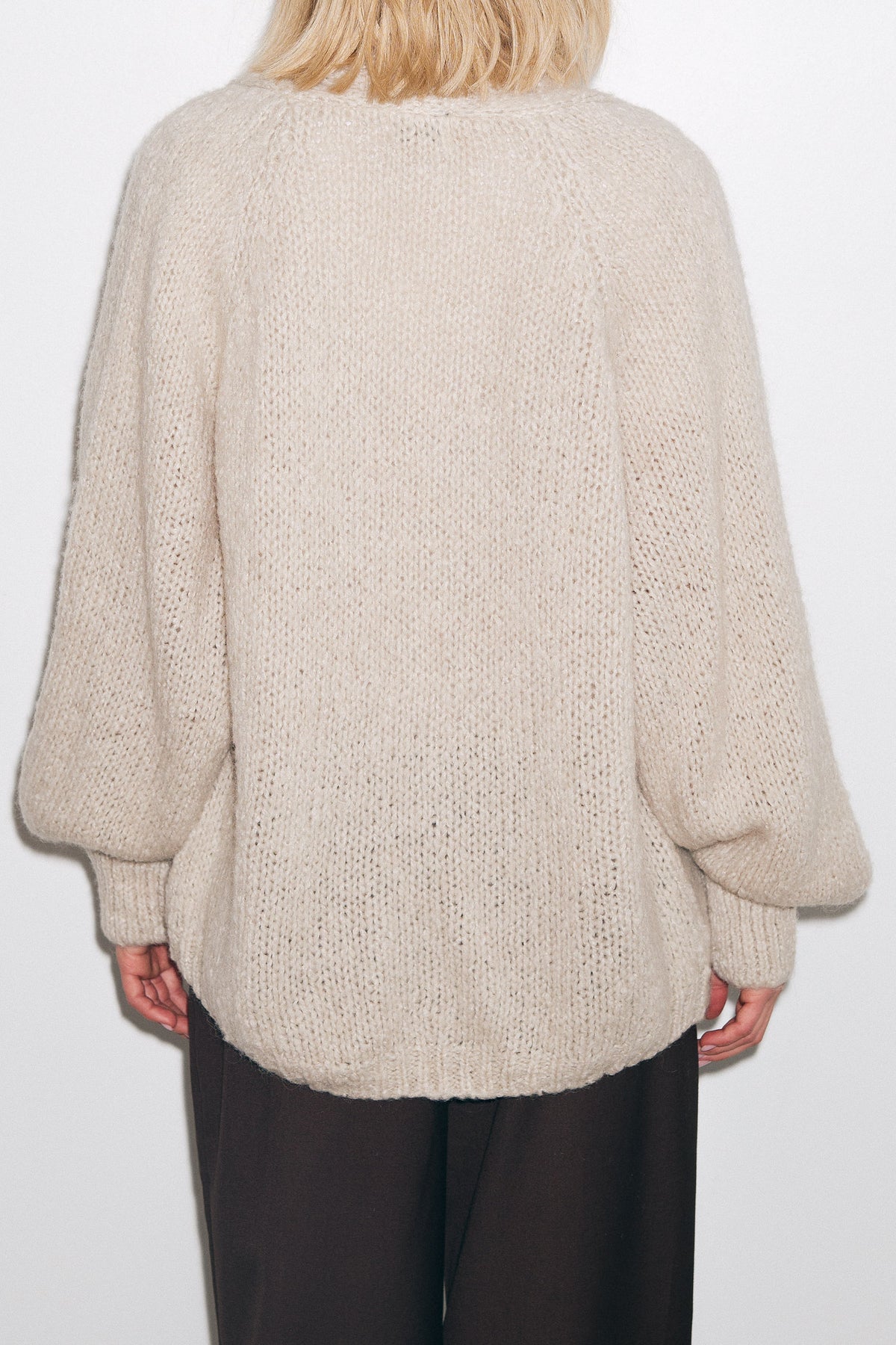 Fora Knit Kofta - Sand
