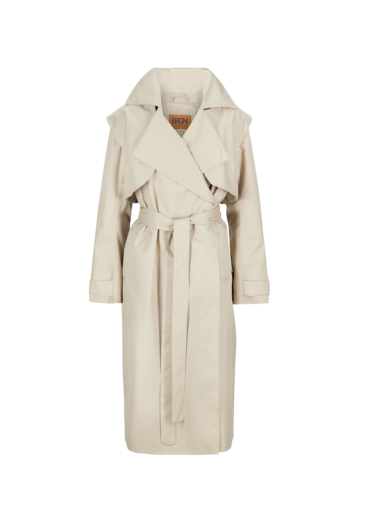 Regndråpe Trench Coat - Sand