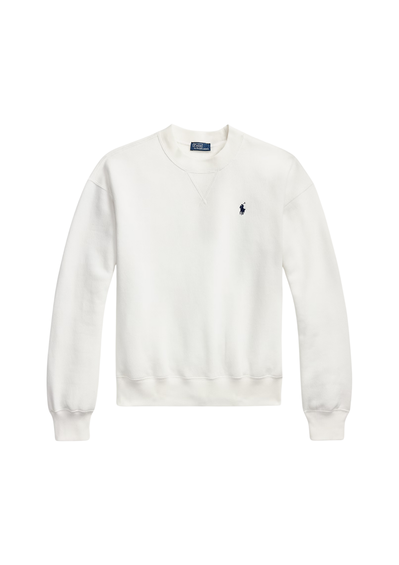Fleece Crewneck - Vit