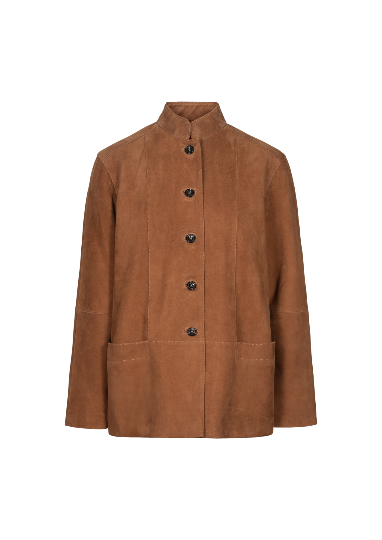 Lauren Leather Jacket - Camel Suede