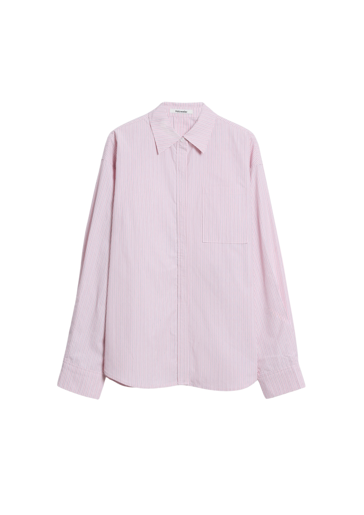 Loose Stripe Shirt - Pink Mix
