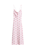 Eila Print Dress - Lt. Pink Mix