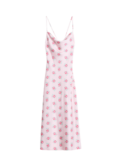 Eila Print Dress - Lt. Pink Mix