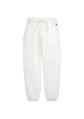 Fleece Drawstring Tracksuit Bottoms - Vit