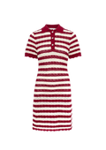 Emery Klänning - Berry Stripe