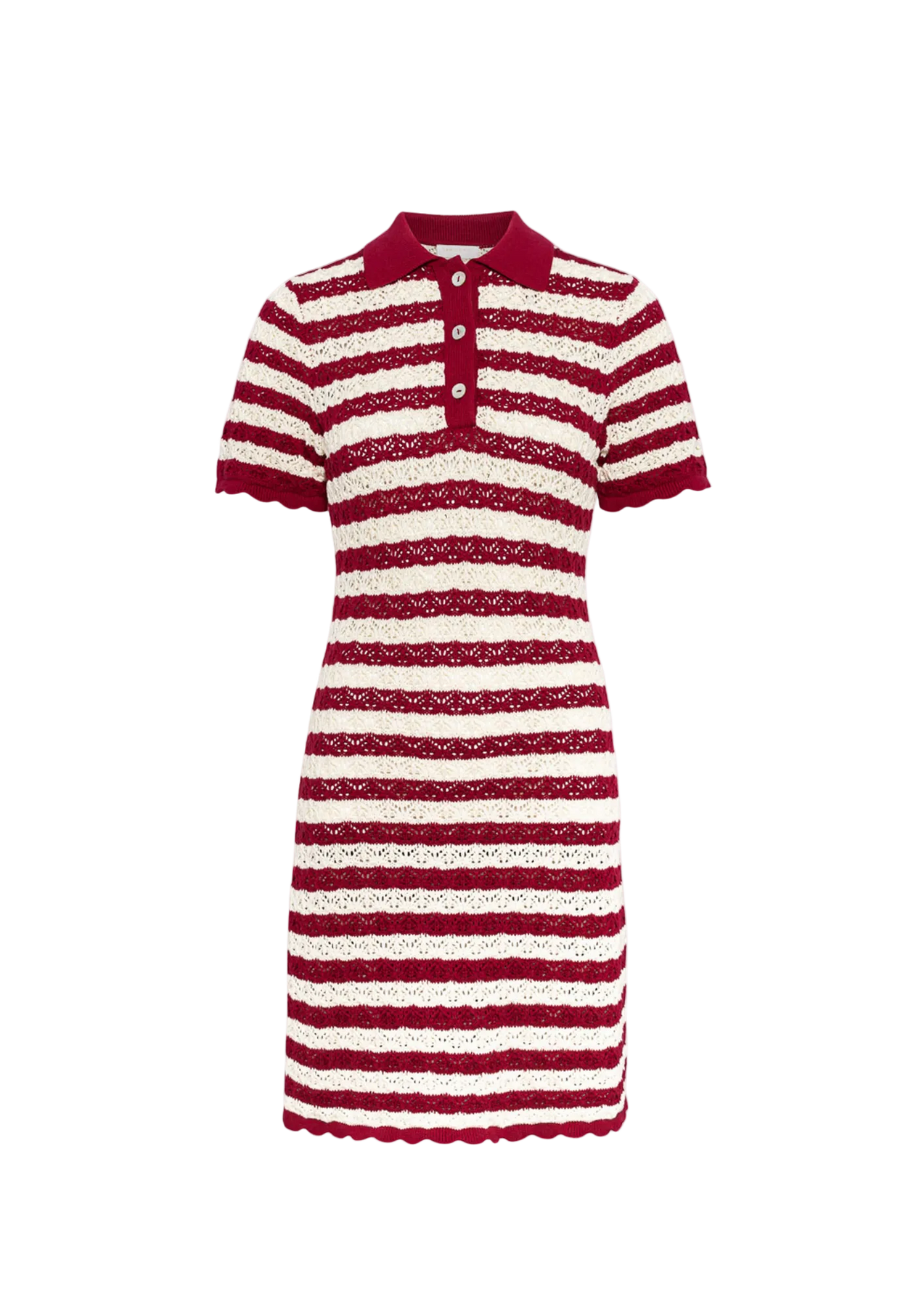 Emery Klänning - Berry Stripe