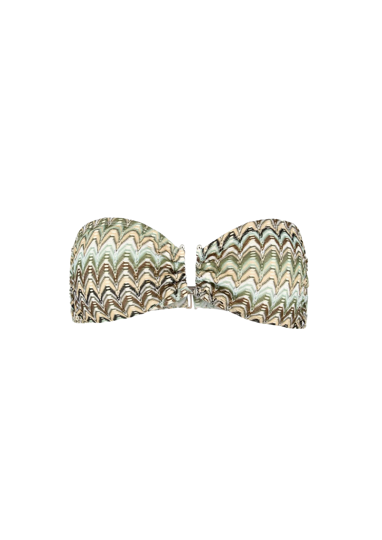 Amber Bandeau Bikinitopp - Beetle Green