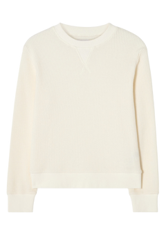 Waffle Crewneck - Off White