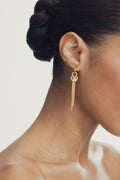 The Fringe Earrings - Guld