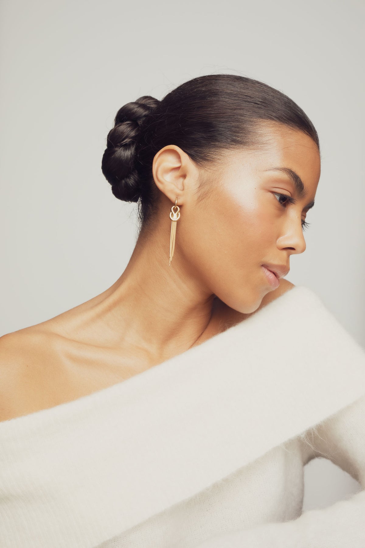 The Fringe Earrings - Guld