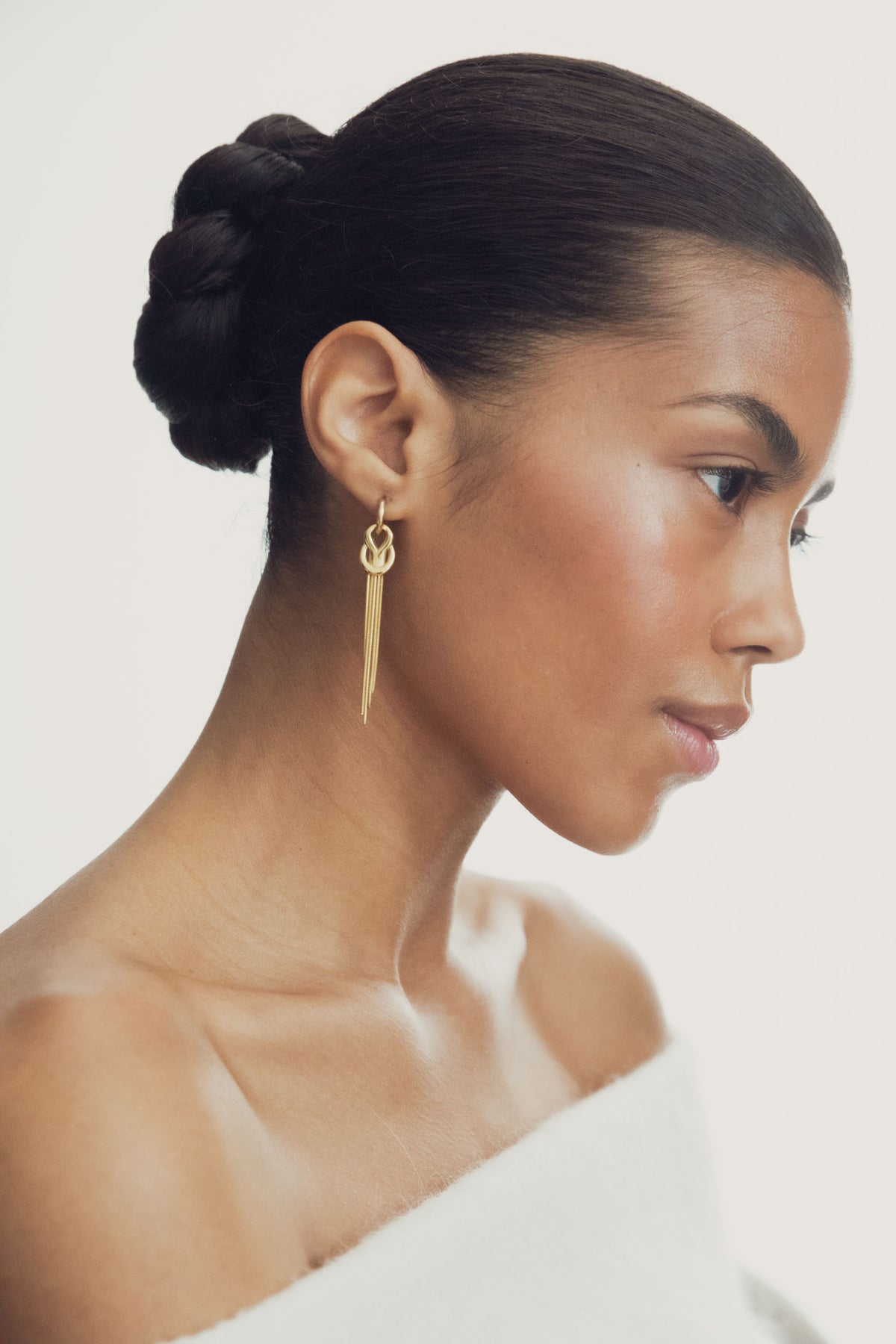 The Fringe Earrings - Guld