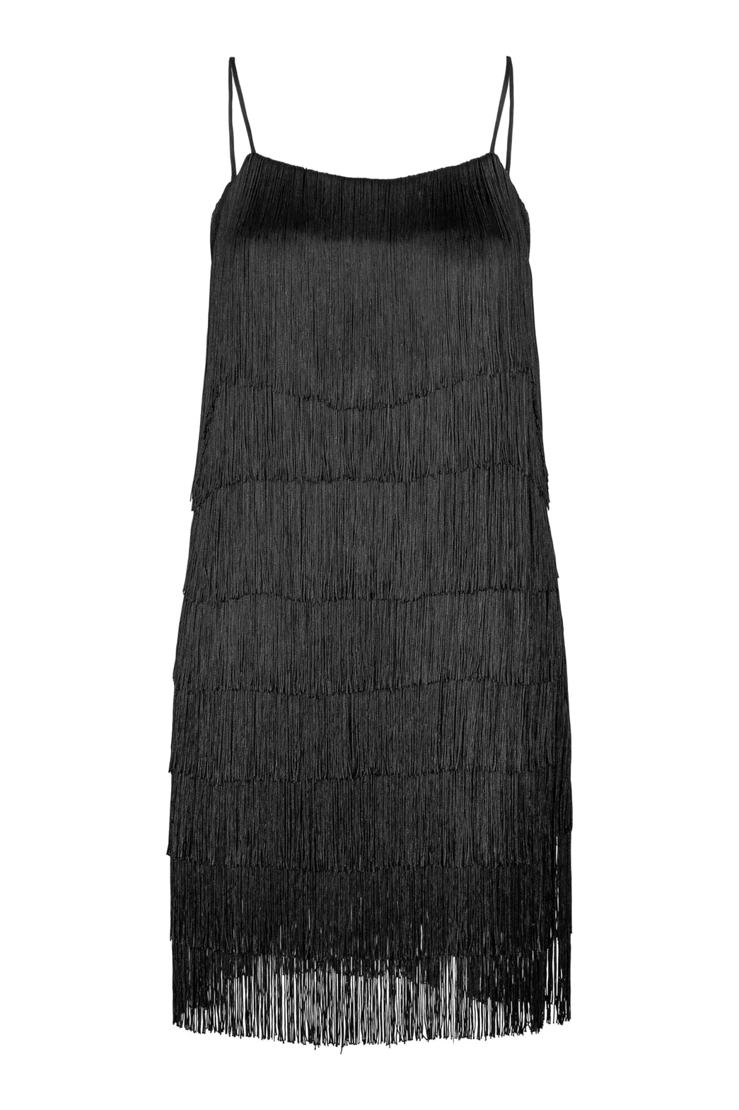 Fringe Dress - Black