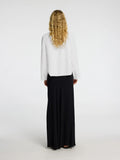 Selected Femme Dahlia LS Broderi Skjorta - Bright White