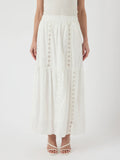 Yasthia Hw Ankle Skirt - Star White