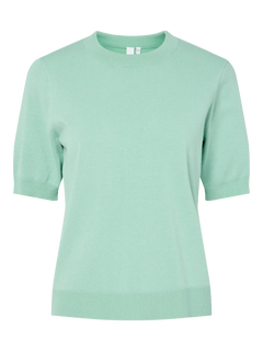 Yaslena Ss Knit Pullover - Lichen
