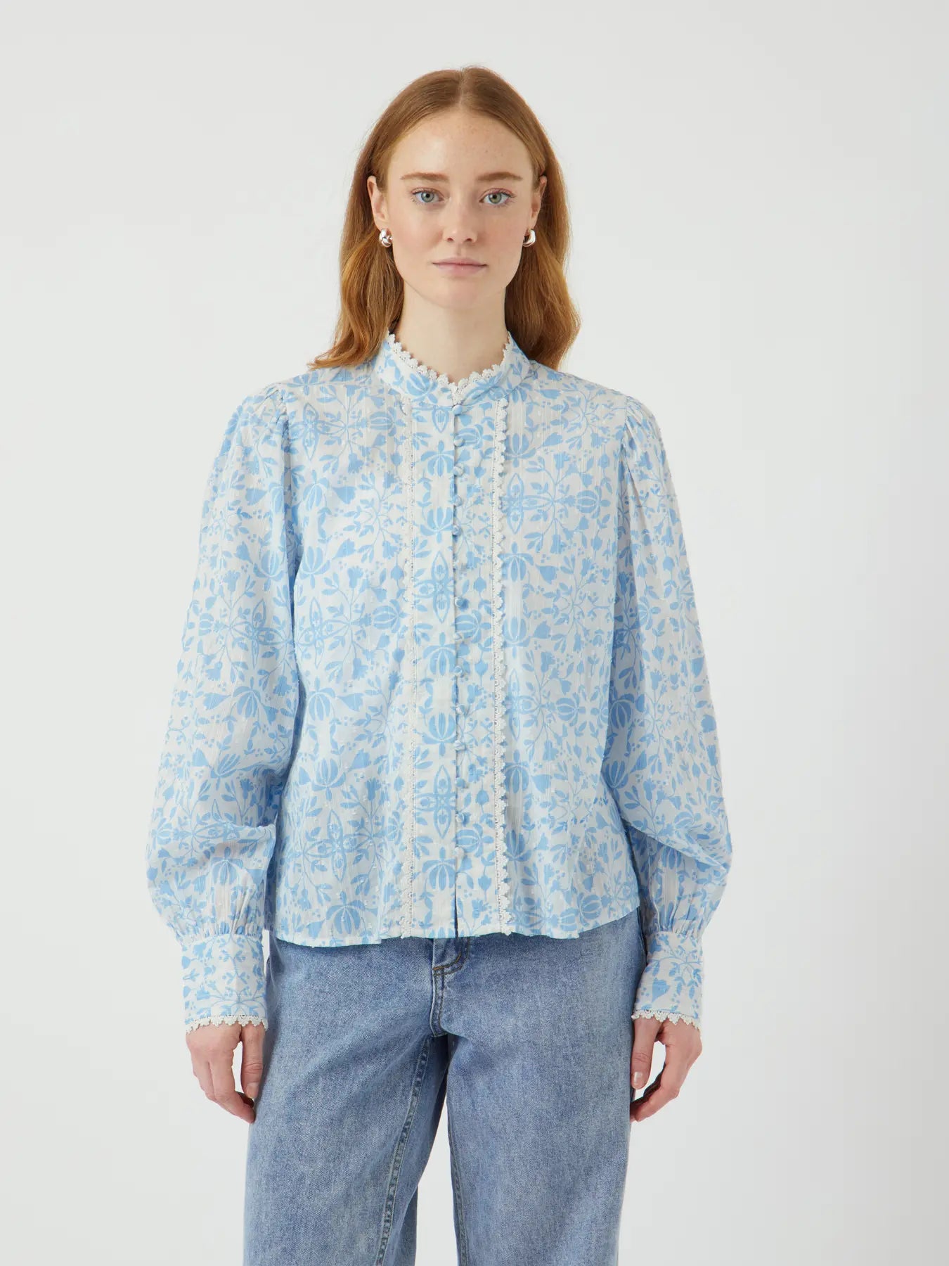 Yasvips Ls Skjorta - Clear Sky Vips Print