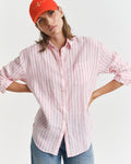 Rel Striped Linen Shirt - Geranium Pink