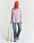 Rel Striped Linen Shirt - Geranium Pink