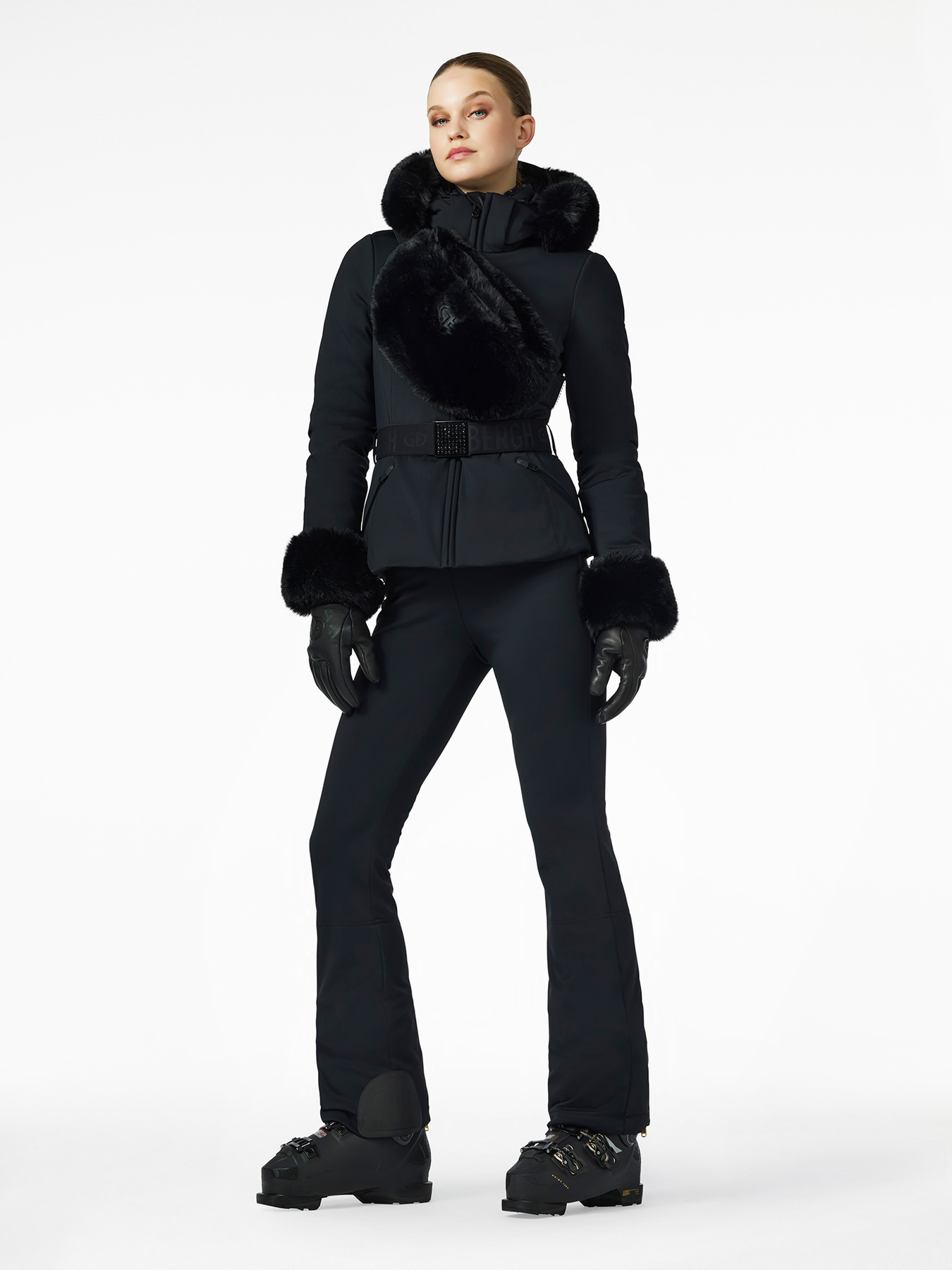 Giselle Ski Jacket Faux - Svart