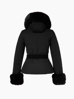 Giselle Ski Jacket Faux - Black