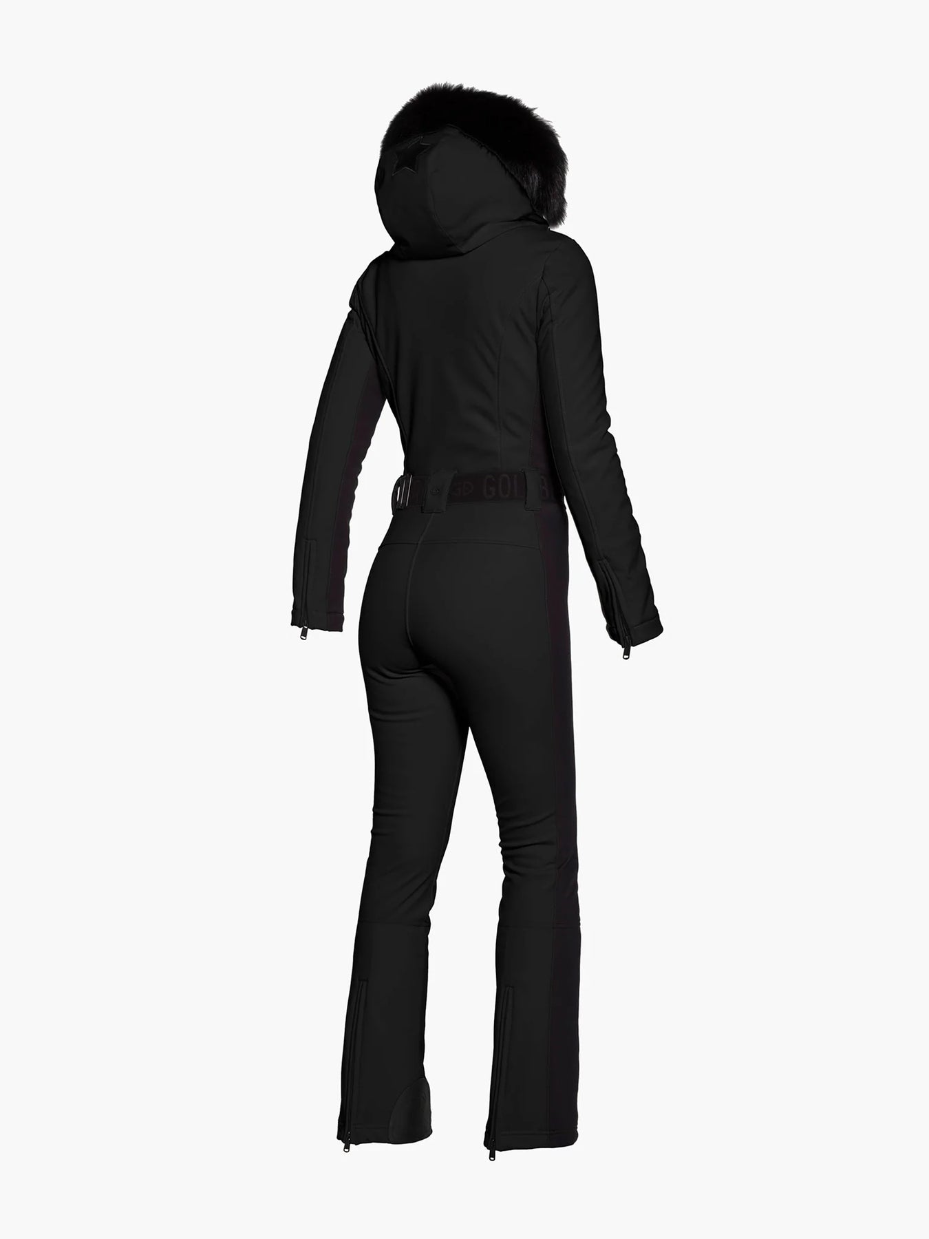 Parry Ski Jumpsuit Faux Border - Svart