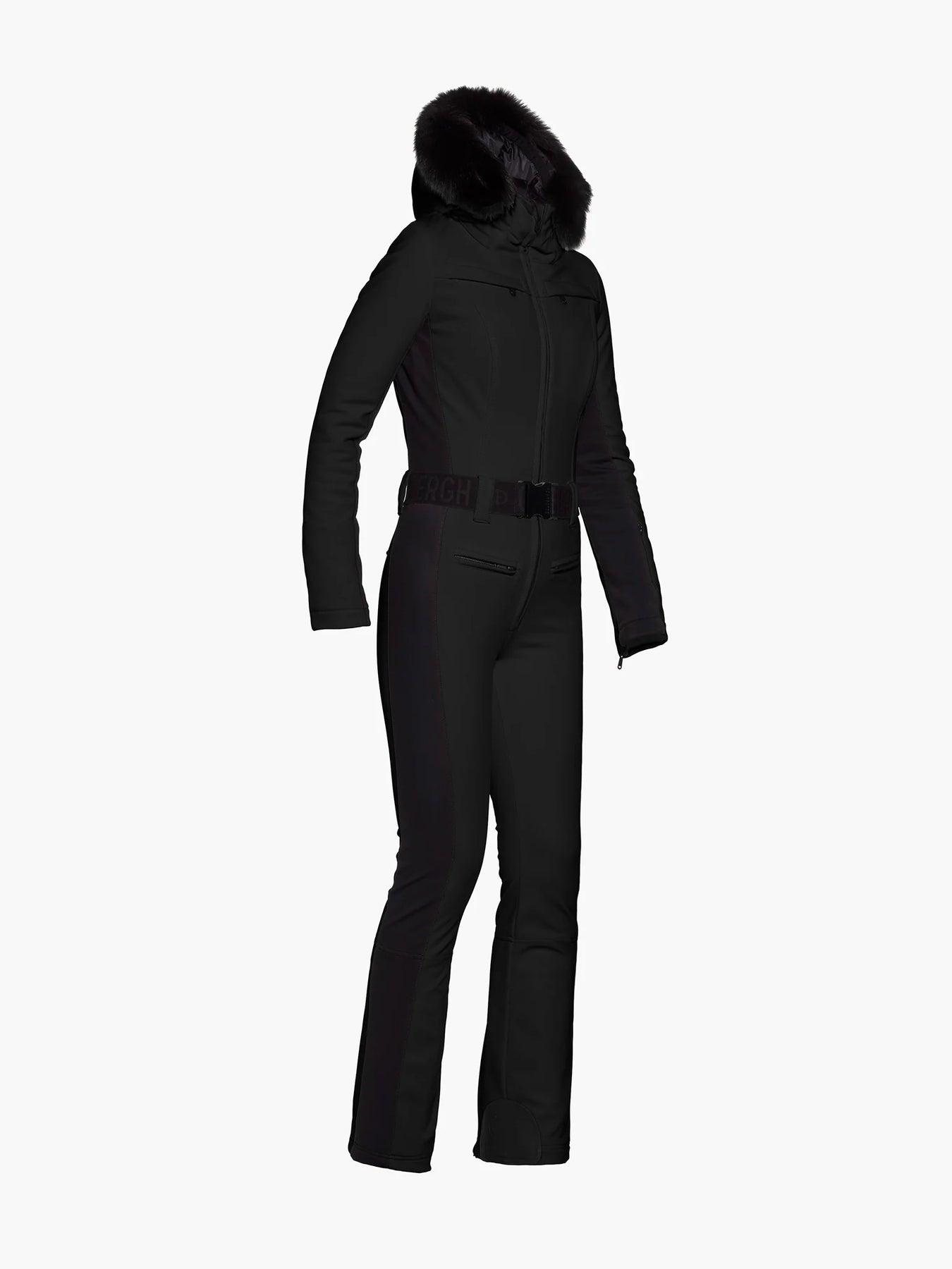 Parry Ski Jumpsuit Faux Border - Svart