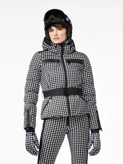 Galaxy Ski Jacket - Black/White