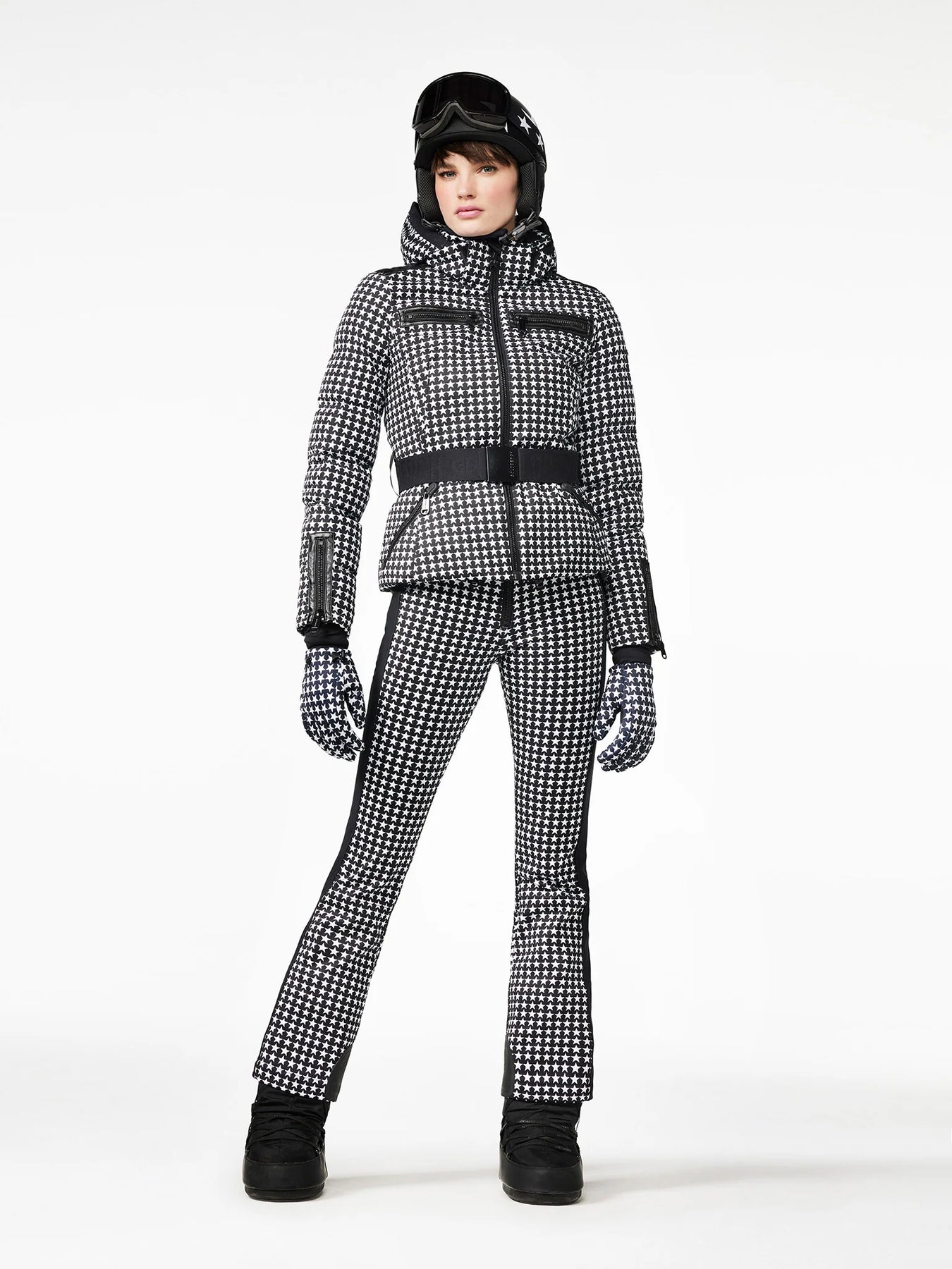 Galaxy Ski Jacket - Black/White