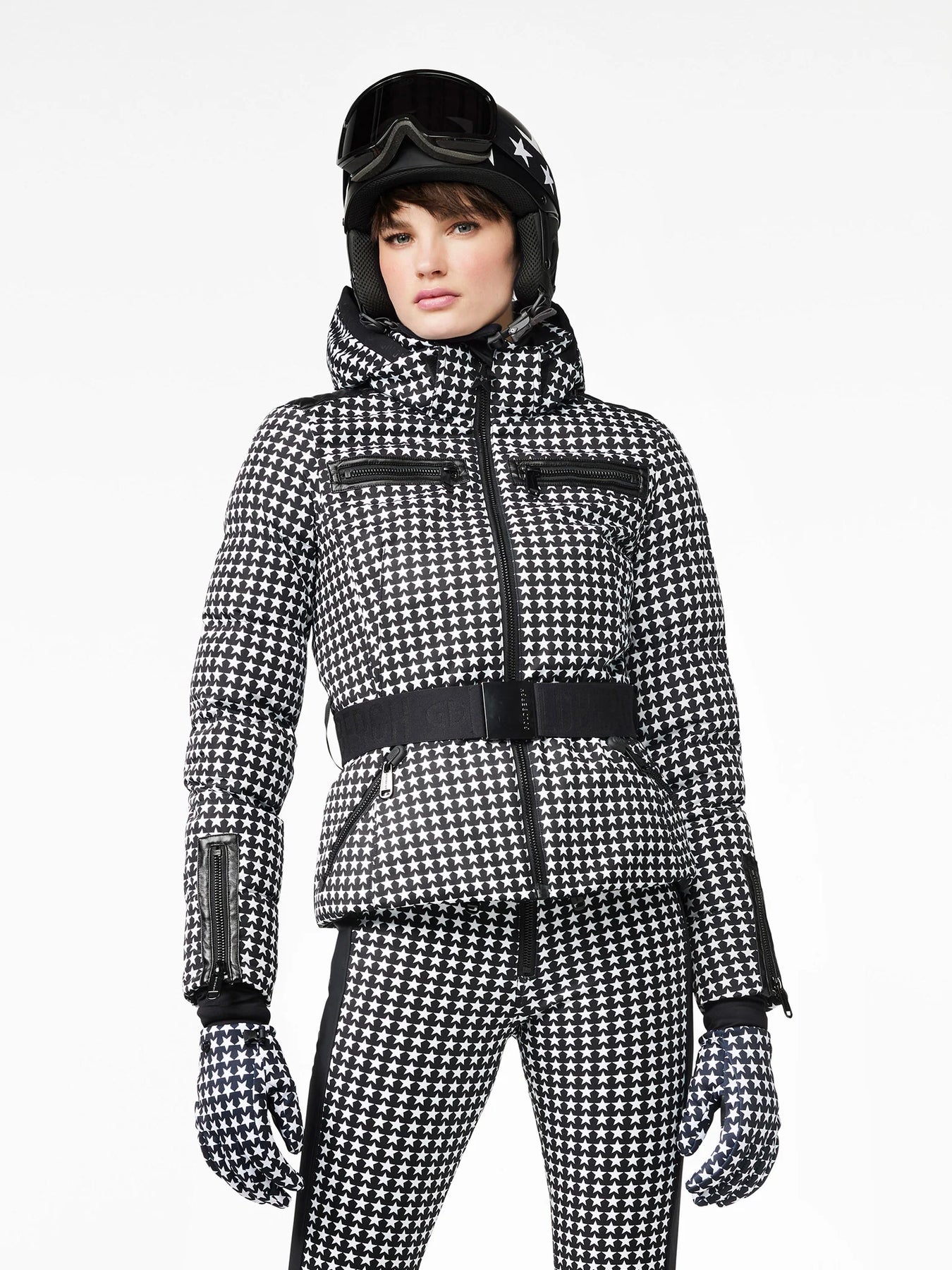 Galaxy Ski Jacket - Black/White