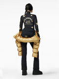 Galactique Ski Pully - Black/Gold