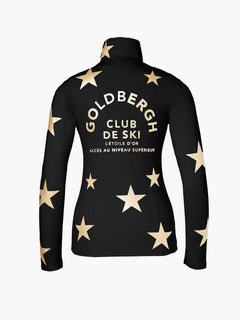 Galactique Ski Pully - Black/Gold
