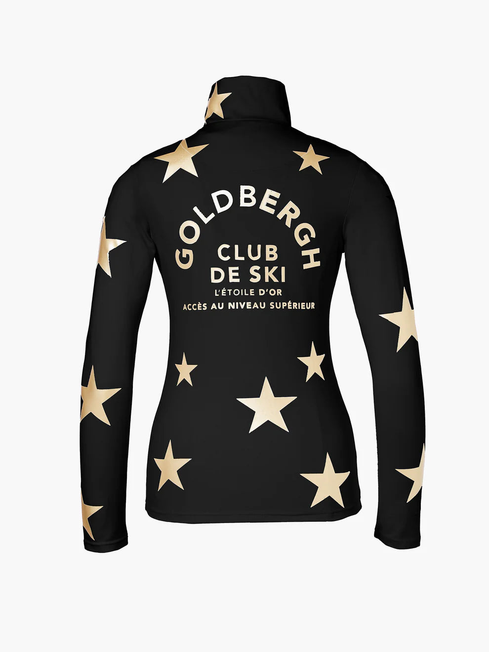 Galactique Ski Pully - Black/Gold