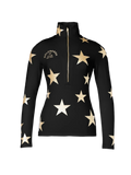 Galactique Ski Pully - Black/Gold