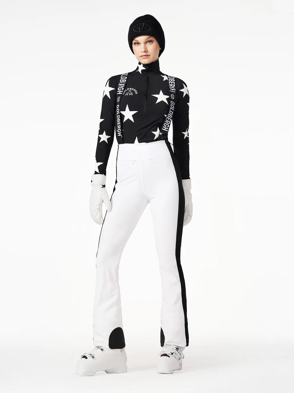 Galactique Ski Pully - Black/White
