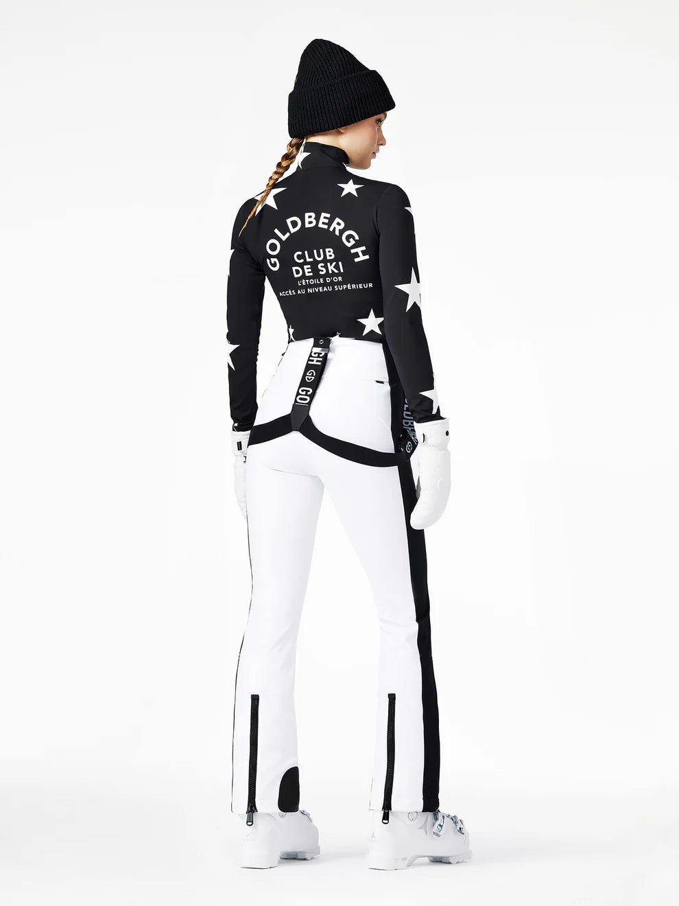 Galactique Ski Pully - Black/White