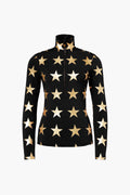 Lunaria Ski Pully - Black/Gold