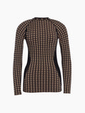 Goldbergh Starlet Baselayer Long Sleeve - Svart/Toffee