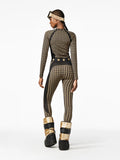 Goldbergh Starlet Baselayer Long Sleeve - Svart/Toffee