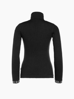 Mira Long Sleeve Knit Sweater - Black