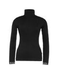 Mira Long Sleeve Knit Sweater - Svart