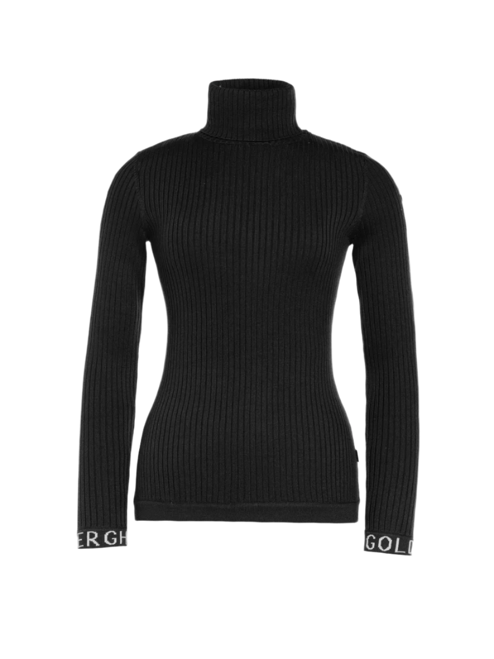 Mira Long Sleeve Knit Sweater - Svart