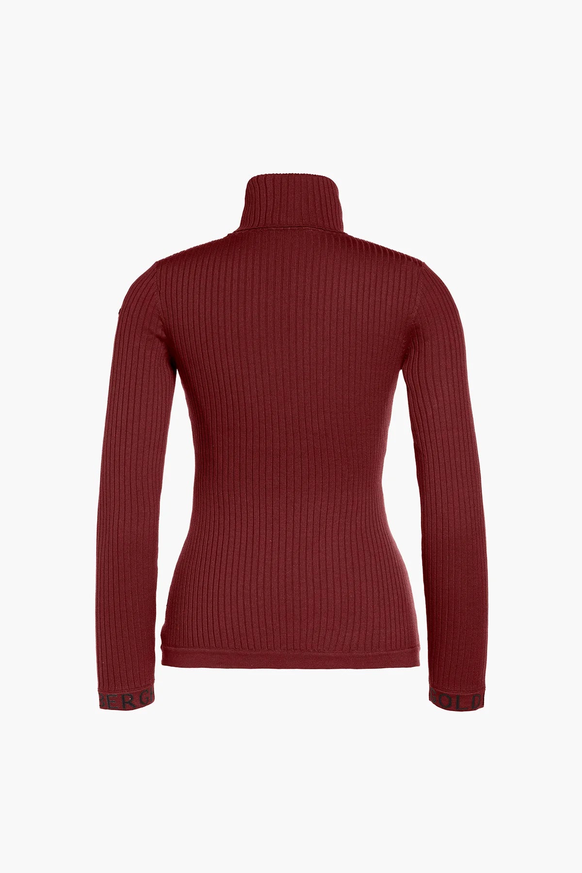 Mira Long Sleeve Knit Sweater - Vino Rosso