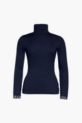Mira långärmad stickad tröja - French Blue