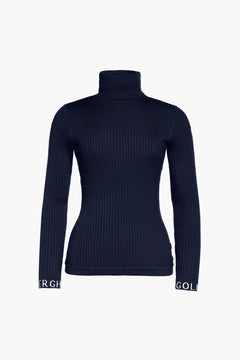 Mira Long Sleeve Knit Sweater - French Blue