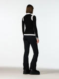 Noemi Long Sleeve Knit Sweater - Svart