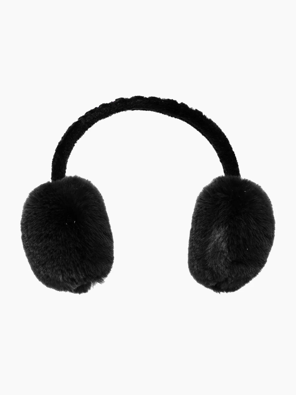Fluffy Earwarmers - Svart