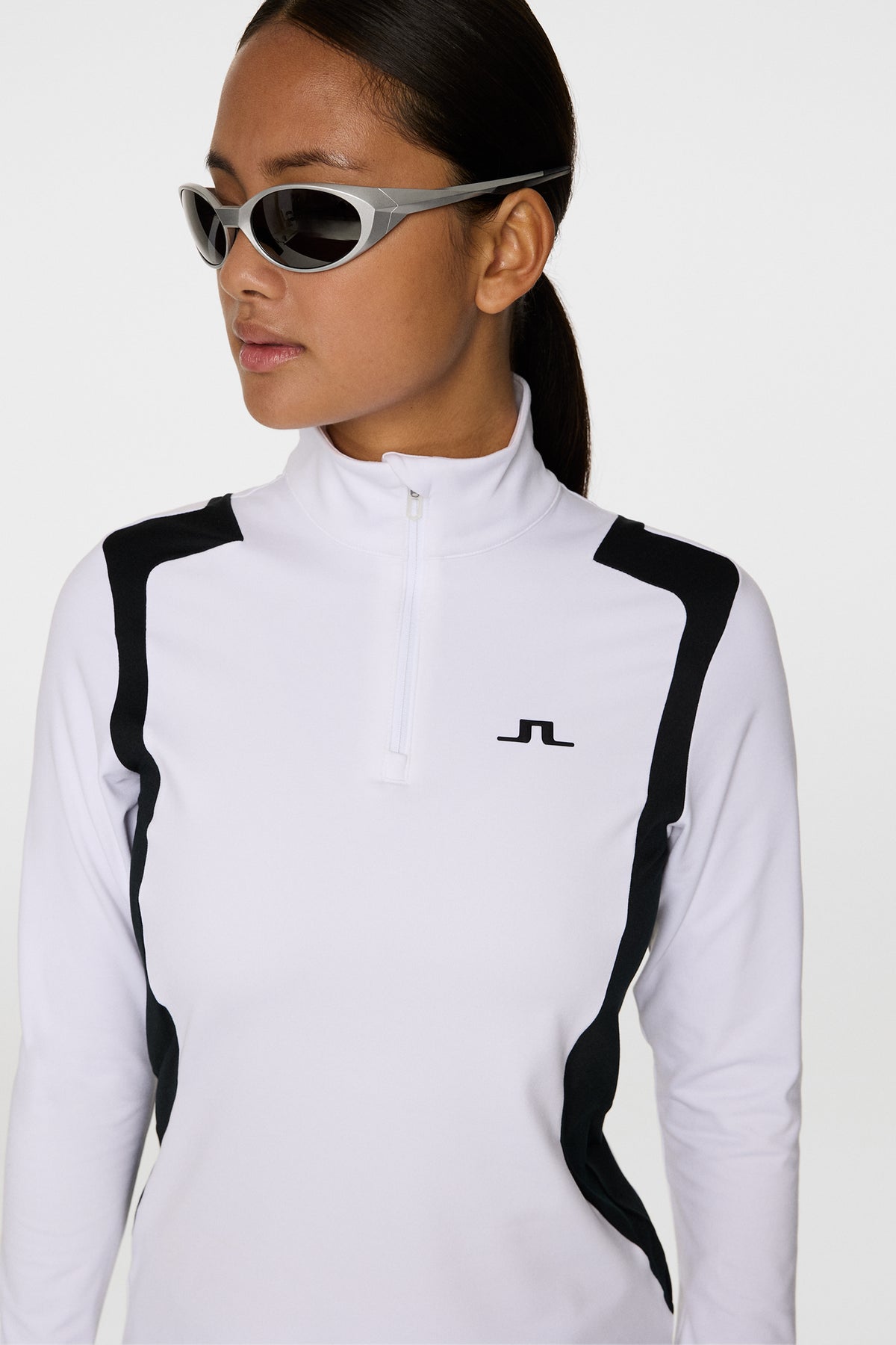 Mae Quarter Zip Mid Layer - Vit