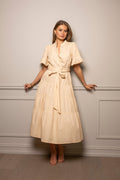 Gaia Dress - Lemon Poplin