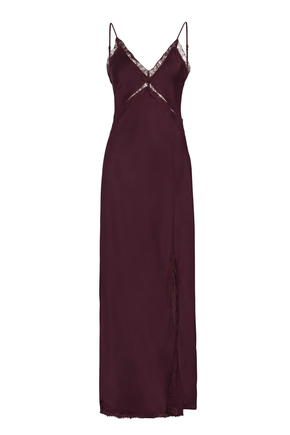 Georgie Maxi Dress - Burgundy